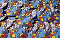 Sad Possum Clown Glitter Sticker