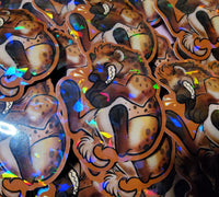 Laughing Hyena Sticker