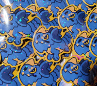 Chibi Nova the Blue Storm Dragon All Grown Up Sticker