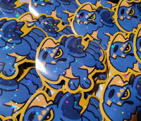 Chibi Nova the Blue Storm Dragon All Grown Up Sticker