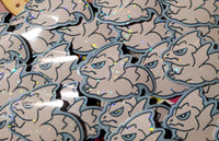 Chibi Aurora the White Tundra Dragon All Grown Up Sticker