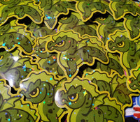 Chibi Terra the Green Forest Dragon All Grown Up Sticker
