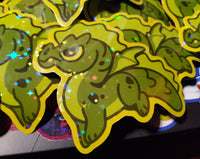 Chibi Terra the Green Forest Dragon All Grown Up Sticker