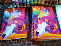 Lisa Frank Inspired Tiamat Notebook