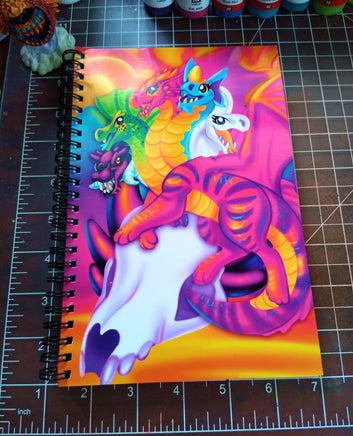 Lisa Frank Inspired Tiamat Notebook