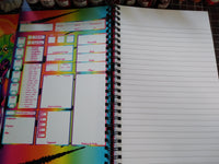 Lisa Frank Inspired Tiamat Notebook