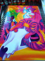 Lisa Frank Inspired Tiamat Notebook