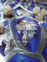 Holy Symbol of Bahamut Silver Sticker