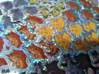 Metallic Dragons and Bahamut Mini Holographic Sticker Set