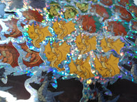 Metallic Dragons and Bahamut Mini Holographic Sticker Set