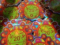 Forbidden Snack Beholder Holographic Sticker