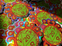 Forbidden Snack Beholder Holographic Sticker