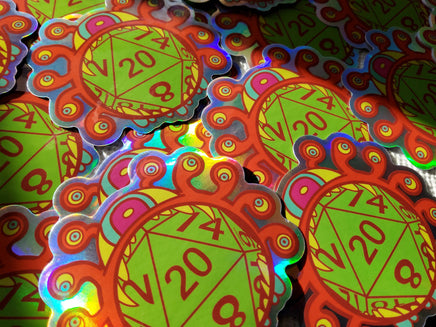 Forbidden Snack Beholder Holographic Sticker