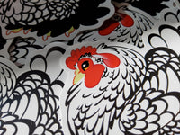 Chicken Sticker Big Juicy the Silver Laced Cochin Hen Cute Chicken- IN STOCK - Emergency vet support!