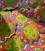 Forbidden Snack Beholder Holographic Sticker