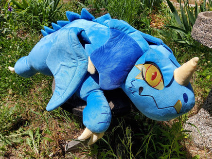 Giant 40" Blue Wyrmling Plush - UNSTUFFED