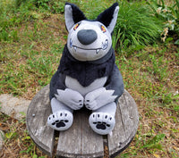 Large Werewolf Wolf Plush