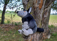 Large Werewolf Wolf Plush