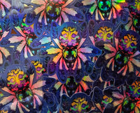 Typhochlaena seladonia holographic sticker - Brazilian jewel tarantula - Spider arachnid invertebrate new world T. seladonia holo rainbow