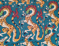 Heraldic Questing Beast - Mythological Fantasy Creature - Snake Leopard Giraffe Chimera Hybrid Hooves Viper Arthurian Quest Cryptid Crest
