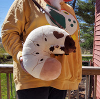 Batch 2 PRE-ORDER Love Grub Plush Bag - Beetle Insect Invertebrate Worm Maggot Larvae Invert - Plushie Purse Handbag
