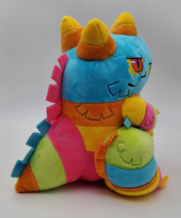 Smash the Piñata Kaiju Plush - Sugarwhacks - Blue Pink Orange Yellow Green - Monster Godzilla Substitute Pinata Candy Creature Colorful