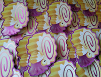 Nautilus Fish Cake Sticker - Ordovician Japanese Cuisine - Cute Food Octopus Cephalopod Naruto Squid Fossil Extinct Animal Kawaii Ramen