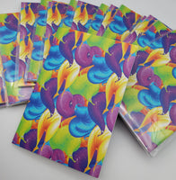 Sticker Book - Fat worm on a string repeating pattern 20 sheets - Squirmle magic worm pink purple blue green yellow - Sticker collection