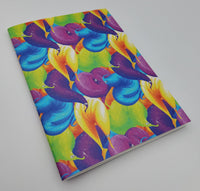 Sticker Book - Fat worm on a string repeating pattern 20 sheets - Squirmle magic worm pink purple blue green yellow - Sticker collection