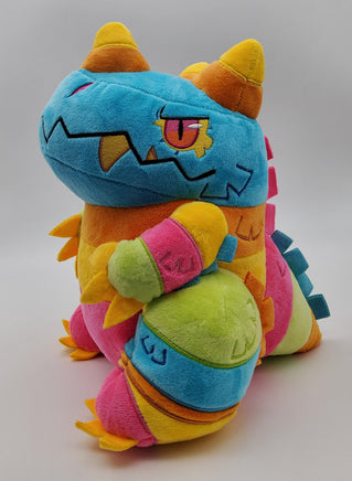 Smash the Piñata Kaiju Plush - Sugarwhacks - Blue Pink Orange Yellow Green - Monster Godzilla Substitute Pinata Candy Creature Colorful
