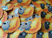 Sacabambaspis Tempura Sticker - Ordovician Japanese Cuisine - Cute Food Shrimp Jawless Fish Fossil Extinct Animal Kawaii Gondwana Fried