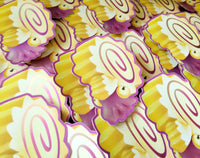 Nautilus Fish Cake Sticker - Ordovician Japanese Cuisine - Cute Food Octopus Cephalopod Naruto Squid Fossil Extinct Animal Kawaii Ramen