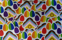 Pride Paw Transparent Sticker 3 inch Progress Flag