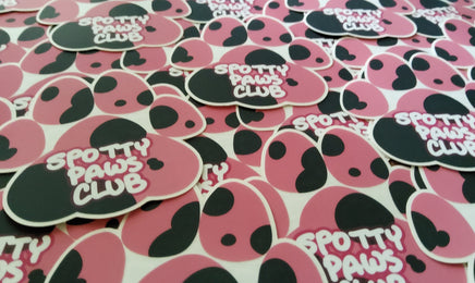 Spotty Paws Club - Spotted liver pink beans cat paws furry anthro spots