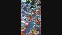 Chromatic Dragon Mini Sticker Set - Holographic - Tiamat White Black Green Blue Red - Dungeons & Dragons Inspired - Tiny Cartoon