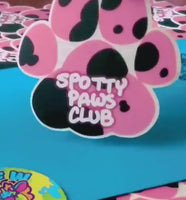 Spotty Paws Club - Spotted liver pink beans cat paws furry anthro spots
