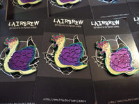CLEARANCE - Flail Snail Anodized Pin
