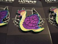 CLEARANCE - Flail Snail Anodized Pin