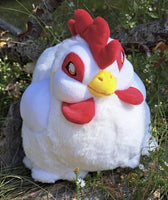 UPCOMING PRE-ORDER - Bantam White Cochin Chicken Plush