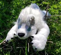 COMING SOON - STUFFED 18" White Werewolf