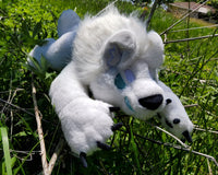 COMING SOON - STUFFED 18" White Werewolf
