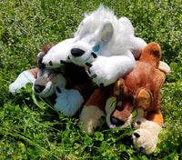 COMING SOON - STUFFED 18" White Werewolf