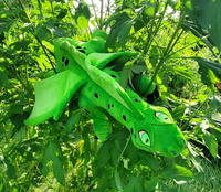 Terra, 40 Inch Green Forest Dragon Plush