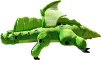 Terra, 40 Inch Green Forest Dragon Plush