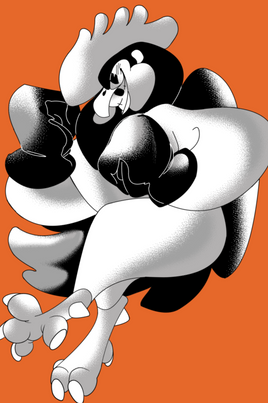Old School Lakenvelder Boxer Mini Print
