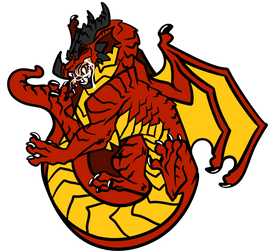 PRE-ORDER - Red Dragon Pin + Magnet Set