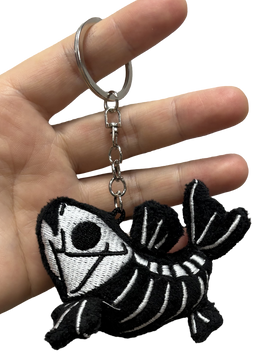 PRE-ORDER - Bantam Fish Skeleton Plush Keychain