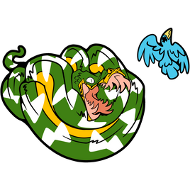 PRE-ORDER - Emerald Tree Boa Pin + Magnet Set