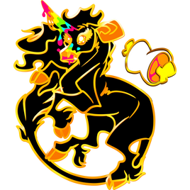 PRE-ORDER - Cannibal Unicorn Pin + Magnet Set