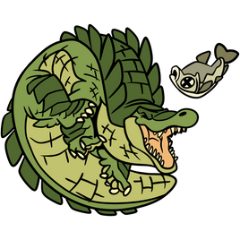 PRE-ORDER - Gator Pin + Magnet Set
